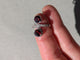 Bague 50 Bague Toi et Moi tourbillons XIXe en platine, grenats et diamants 58 Facettes Bague