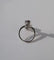 Bague 50 Bague Toi et Moi tourbillons XIXe en platine, grenats et diamants 58 Facettes Bague