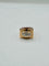 Bague 57 Bague tank en or jaune et diamants 58 Facettes Bague