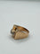 Bague 57 Bague tank en or jaune et diamants 58 Facettes Bague