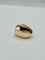 Bague 57 Bague tank en or jaune et diamants 58 Facettes Bague