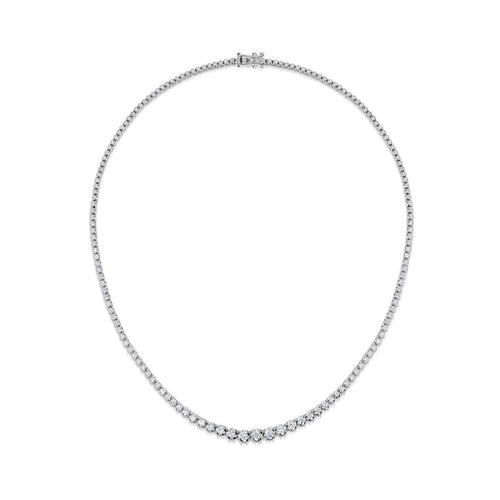 Collier Disco - Collier tennis en or blanc 18 carats et diamants 58 Facettes GPD1038WG