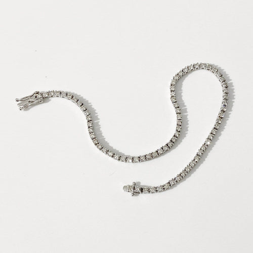 Bracelet AITCHES - Bracelet tennis Embrace en platine diamants 58 Facettes GBT1261PT