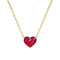 Collier AITCHES - Collier Ruby by Heart en or 18K et rubis 58 Facettes GPD1334YG