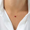 Collier AITCHES - Collier Ruby by Heart en or 18K et rubis 58 Facettes GPD1334YG