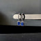 Boucles d'oreilles Boucles d'oreilles pendantes en or blanc 18K, saphirs et diamants 58 Facettes GER1042WG