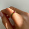 Bague 53 AITCHES Single Tulip - Bague en or 18K et rubis ovale 58 Facettes GBR1225RB