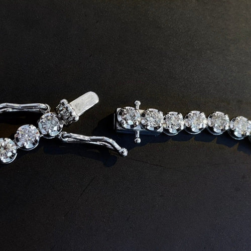 Collier Disco - Collier tennis en or blanc 18K et diamants 58 Facettes GPD1056WG