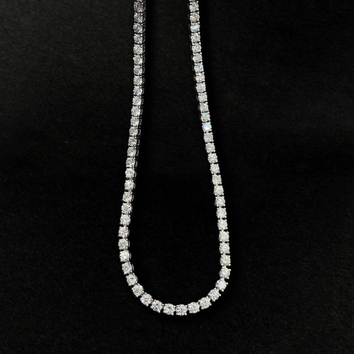 Collier AITCHES - Collier tennis Embrace en or blanc 18K et diamants 58 Facettes GPD1045WG