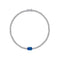 Bracelet Disco - Bracelet tennis en or blanc 18K, diamants et saphir 58 Facettes GBT1042WG