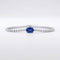 Bracelet Disco - Bracelet tennis en or blanc 18K, diamants et saphir 58 Facettes GBT1042WG