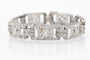 Bracelet Art Déco - Bracelet en platine et diamants taille ancienne 58 Facettes 12151