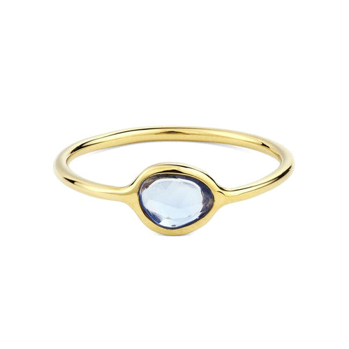 Bague 57 Love More - Bague en or 18K et saphir bleu 0,45 ct 58 Facettes GBR1206YB