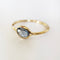 Bague 57 Love More - Bague en or 18 carats et saphir bleu 58 Facettes GBR1206YB