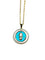 Collier Messika - Collier Lucky Move en or jaune 750 millièmes et turquoise 58 Facettes X04619