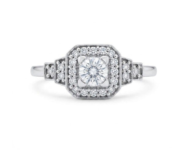 Bague Mauboussin - Bague Un Automne 1930 en or blanc et diamants 58 Facettes Bague Guimel Mauboussin