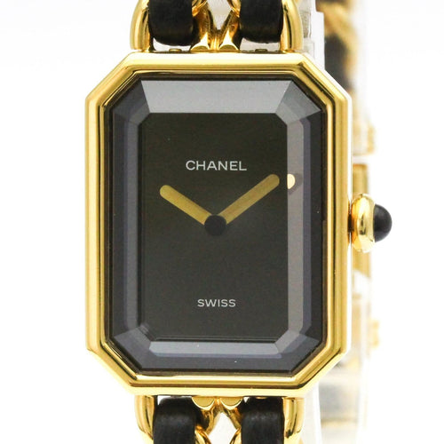 Montre Chanel Première Rock - Montre quartz en métal plaqué et cuir 58 Facettes uyvwnrfz3r