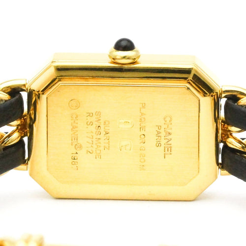Montre Chanel Première Rock - Montre quartz en métal plaqué et cuir 58 Facettes uyvwnrfz3r