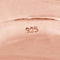 Boucles d'oreilles AITCHES - Jullie Square Earrings in Pink Gold Plated 925 Silver 58 Facettes SER1002RG