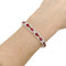 Bracelet Bracelet or blanc, diamants et rubis. 58 Facettes 35546
