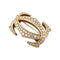 Broche Broche Cartier, "Double C", or jaune, diamants. 58 Facettes 35457
