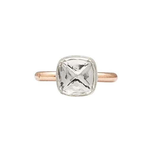 Bague 53 Bague Pomellato, "Nudo Classique", deux ors et topaze blanche. 58 Facettes 35620