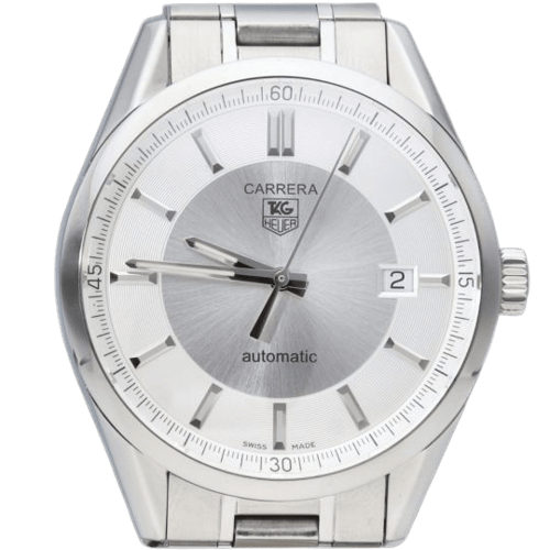 Montre TAG Heuer Carrera Calibre 5 - Montre automatique en acier 58 Facettes MT46562