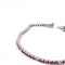 Bracelet Bracelet tennis en or blanc 18 kt avec rubis et diamants 58 Facettes 236 OC