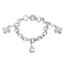Bracelet CHANEL - Bracelet charms en or gris et diamants 58 Facettes OC-62100140