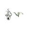 Boucles d'oreilles Boucles d'oreilles dépareillées en or blanc et émeraudes 58 Facettes BO/230053