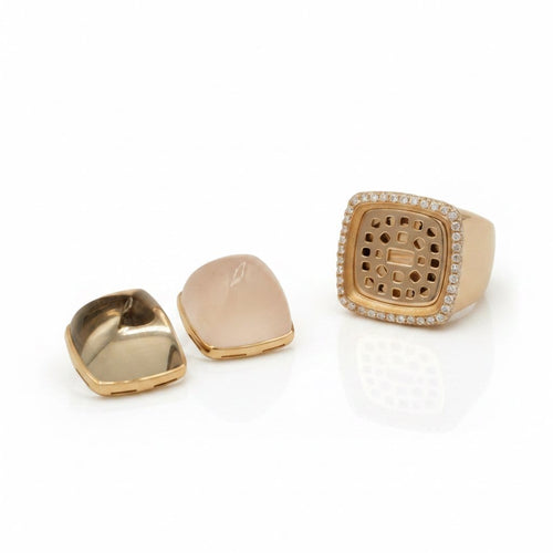 Bague 55 Fred Pain de Sucre - Bague Moyen modèle en or rose 58 Facettes 1.0001468/1