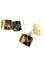 Boutons de manchette Hermès - Boutons de manchette vintage en argent et or jaune 58 Facettes HERMES BM