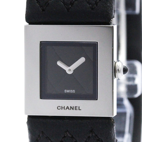 Montre Chanel Matelassé - Montre quartz en acier et cuir matelassé 58 Facettes nvavwk5zxr