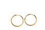 Créoles 3 cm en or jaune 18 carats 58 Facettes 3740