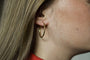 Créoles 3 cm en or jaune 18 carats 58 Facettes 3740