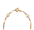 Collier Collier - Chaîne maille Figaro en or jaune perles de culture 58 Facettes BO/230031 RIV