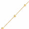 Bracelet cœur en or et zircons 58 Facettes BO/230081