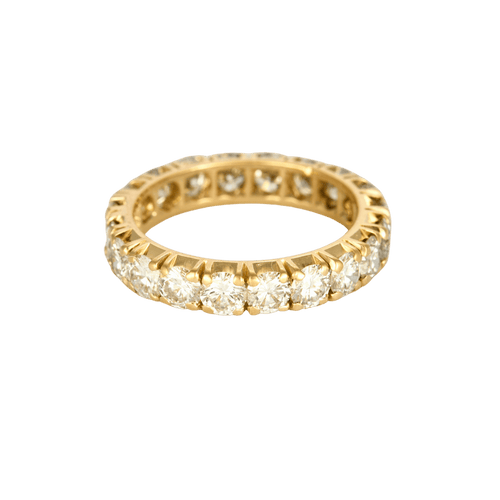 Bague 59 Alliance américaine - Bague en or jaune, diamants 58 Facettes BO/250001 NSS