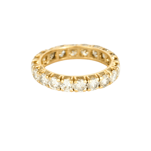 Bague 59 Alliance américaine - Bague en or jaune, diamants 58 Facettes BO/250001 NSS