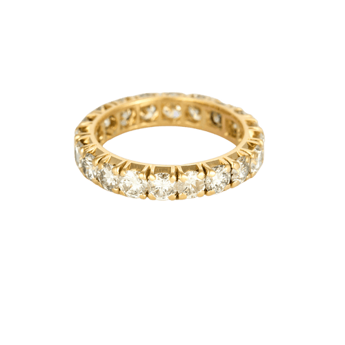 Bague 59 Alliance américaine - Bague en or jaune, diamants 58 Facettes BO/250001 NSS
