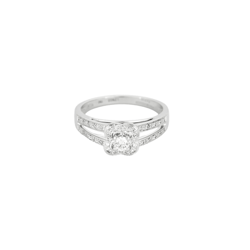Bague 48 Bague - Bague en or blanc et diamants 58 Facettes BO/250011/