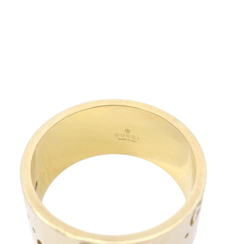 Bague 54 Gucci - Bague Icon en or jaune 18k 58 Facettes