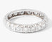 Bague Alliance - Bague en platine sertie de diamants 58 Facettes