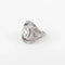 Bague Bague dôme en platine, diamant et saphirs 58 Facettes 1
