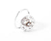 Bague Bague marguerite en or gris, platine et diamants 58 Facettes