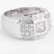 Bague Bague Art déco à gradins en platine et diamants 58 Facettes 1
