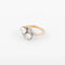 Bague Toi & Moi - Bague en platine, or jaune et diamants 58 Facettes