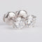 Boucles d'oreilles Boucles d'oreilles en or gris et diamants taille moderne 58 Facettes