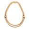 Collier Collier double rang en or jaune, platine et diamants 58 Facettes 1