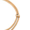 Collier Collier double rang en or jaune, platine et diamants 58 Facettes 1